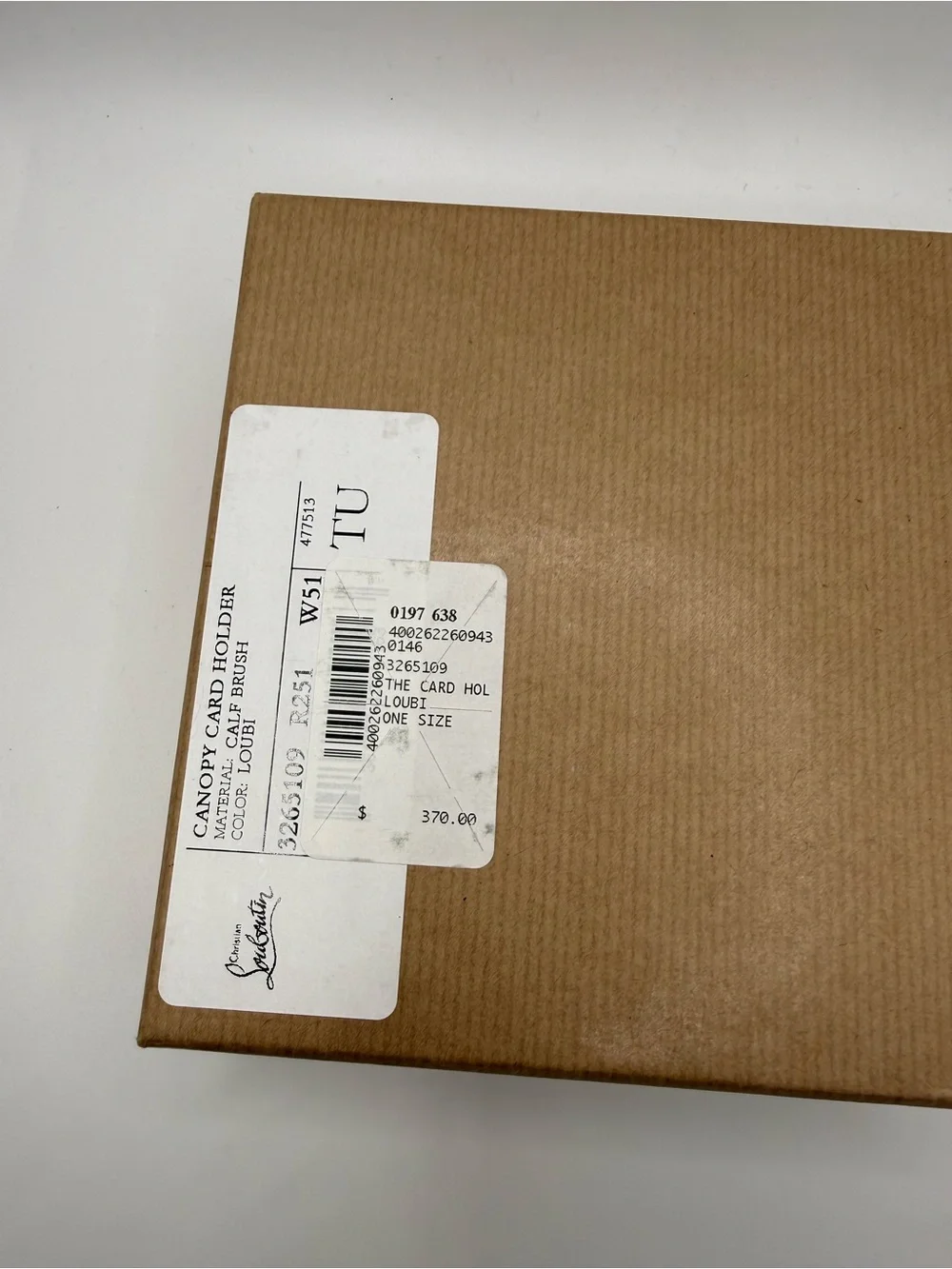 Christian Louboutin Stud Detailed Cardholder NWT
